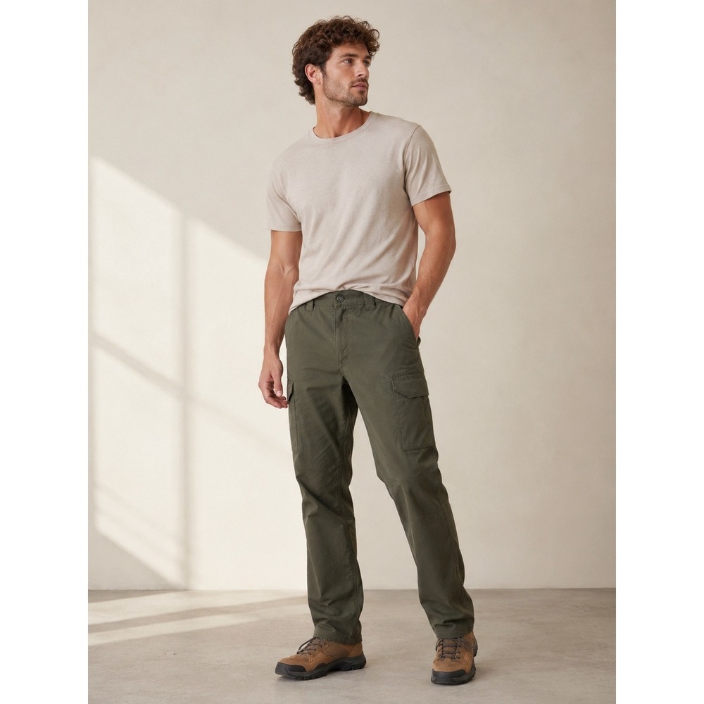 First Tactical Cargo Pants Mens 34x36  Green Ripstop‎ Tactical Utility Trousers